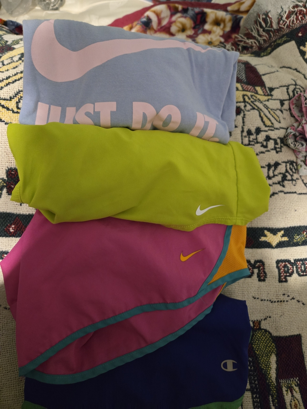 Nike Neon Yellow Dri-FIT Athletic Shorts